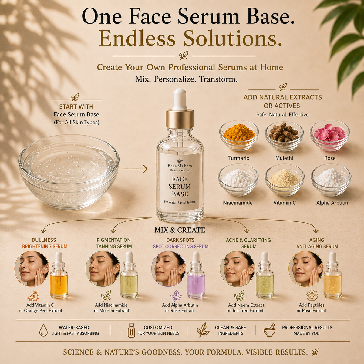 Face Serum Base Water Based banner